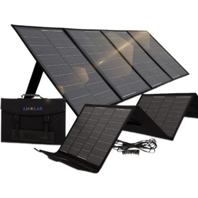 100W caricabatterie solare pieghevole leggera IP65 impermeabile per energia alternativa