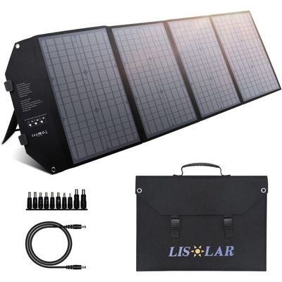 Borsa solare pieghevole portatile IP65 impermeabile 100W caricabatterie solare pieghevole