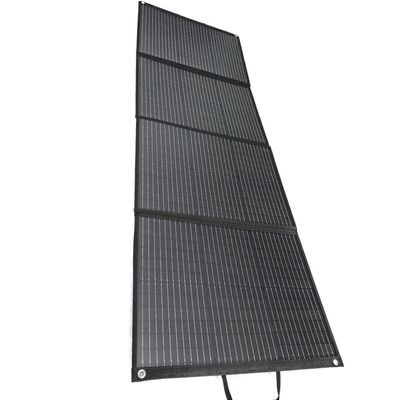 Sacchetto pieghevole solare nero con corrente a corto circuito di 13,3A e funzionalità impermeabile