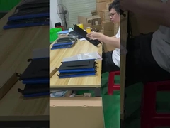 28W pannelli solari pieghevoli borsa da mano caricabatterie per il campeggio 11.1x 6.3x 1.3in